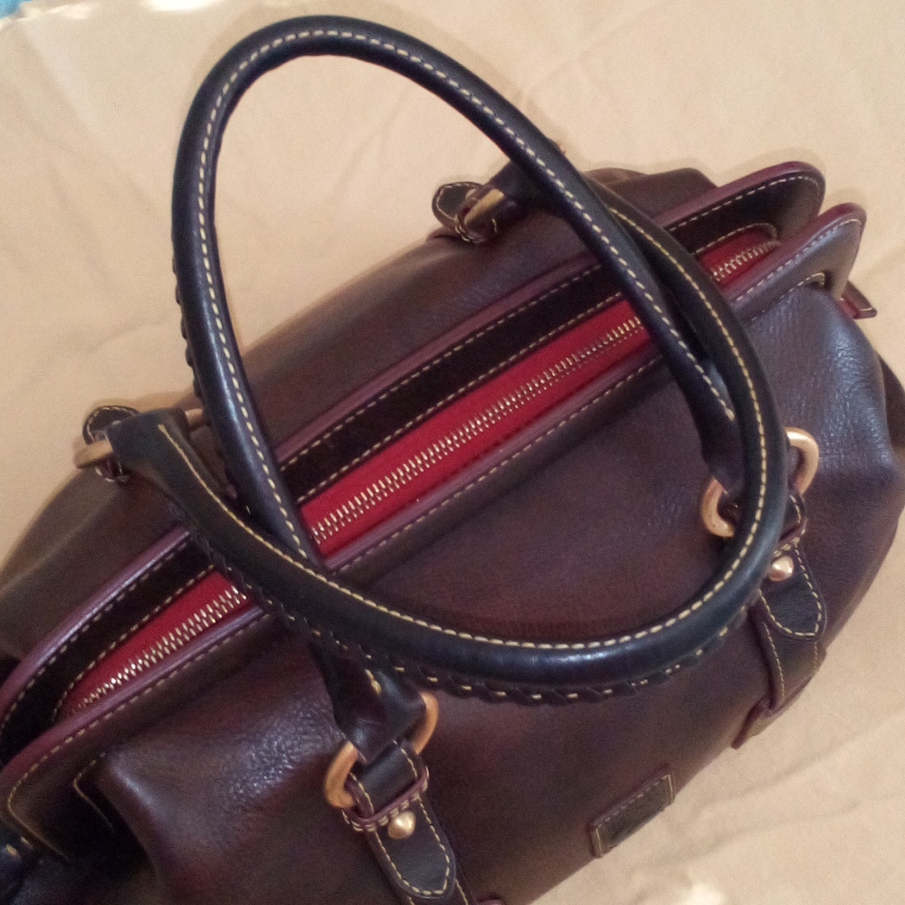 Dooney & Bourke Tassle Satchel Florentine Chestnut